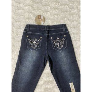 No Fuze Womens Skinny Sz 3 / 4 Blue Denim Jeans (26x31 Msrd)